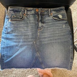 Loft jean skirt